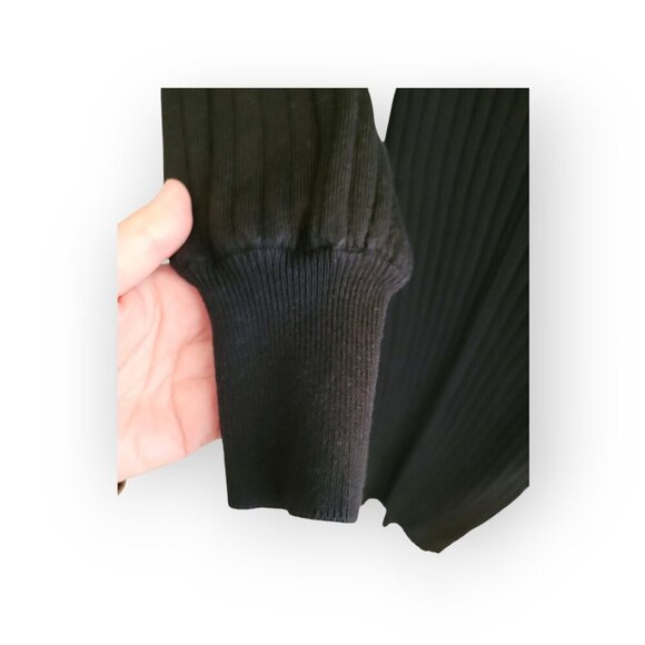 Free People Rosha Black Sweater Midi Dress XS - Picture 7 of 12